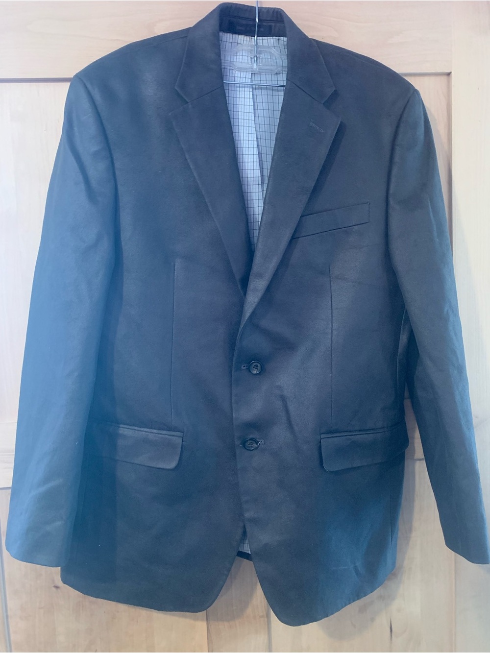 Vintage Ralph Lauren Men's Charcoal Two-Button Sport Coat